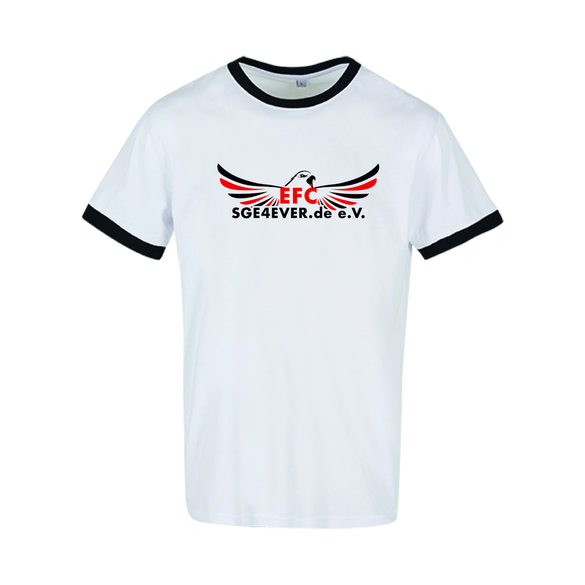 EFC SGE4EVER T-Shirt Ringer Weiß/Schwarz