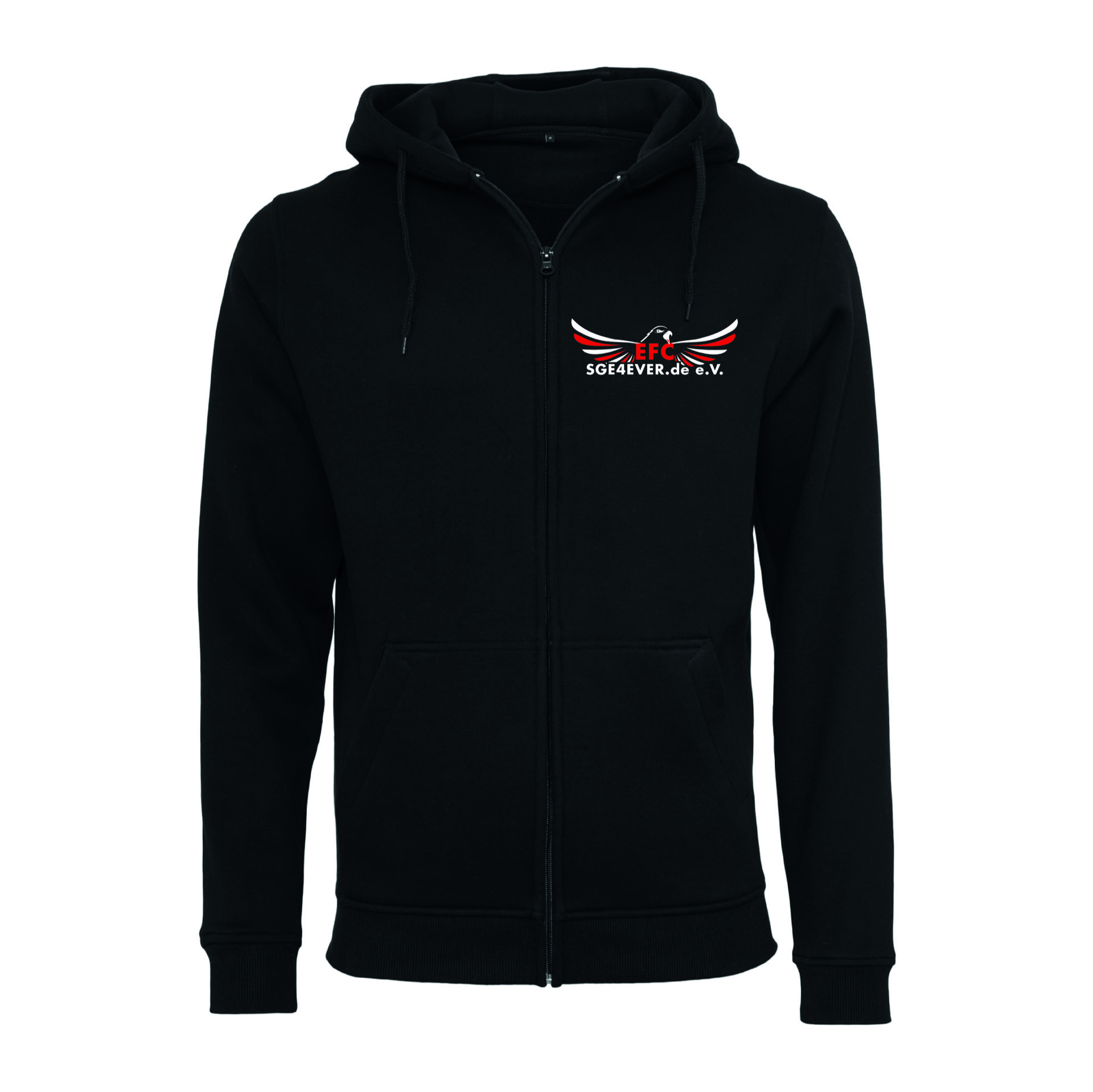 EFC SGE4EVER Zip Hoodie Unisex Schwarz